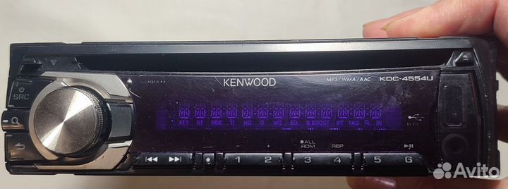 Автомагнитола kenwood kdc-4554u