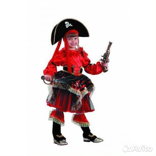 Карнавальный костюм «Пиратка»для девочки 5-8 лет
