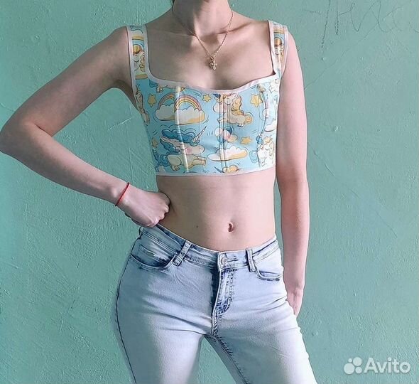 Корсетный топ