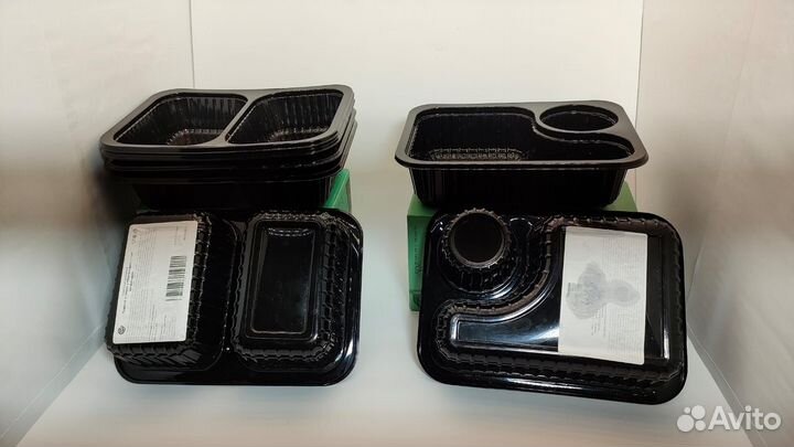 Одноразовые пластиковые контейнеры для еды