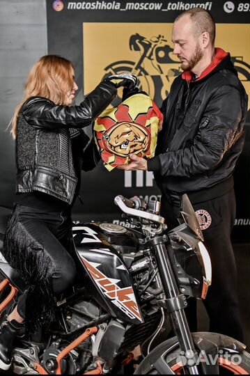 Мотоинструктор перед экзаменом гибдд