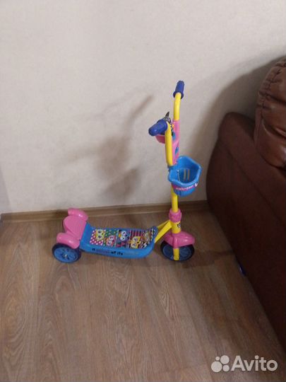 Самокат детский трехколесный