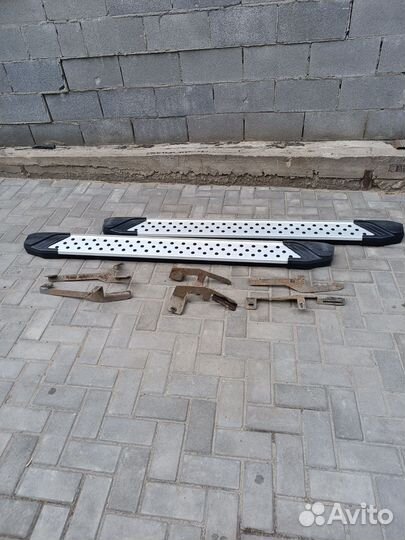 Подножки пороги на hyundai tucson