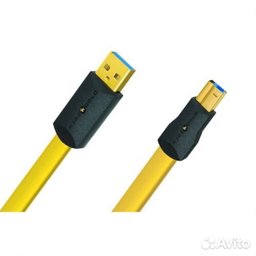 WireWorld Chroma 8 USB 3.0 A-B Flat Cable 2.0m