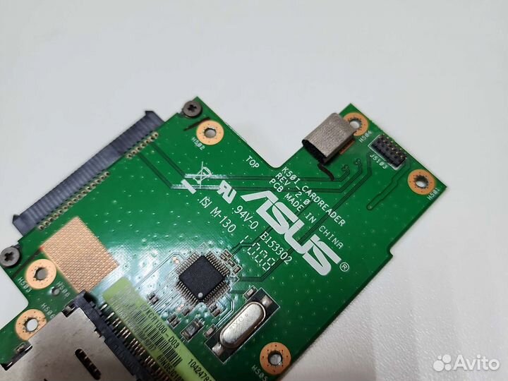 Плата разъем HDD и картридер для Asus K50AF