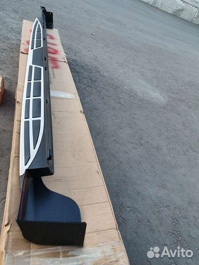 Пороги Hyundai Santa Fe 2013-2015