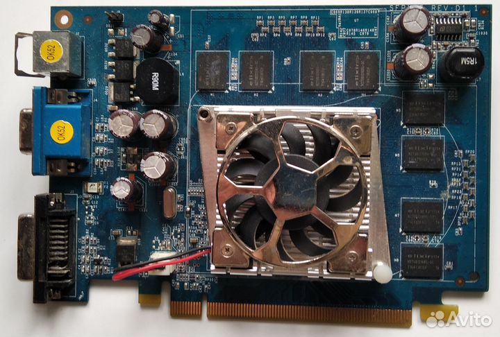 Неисправная видеокарта GeForce 8500GT 512 Мб