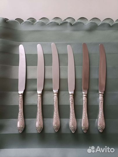 Ножи мельхиоровые большие зиж СССР