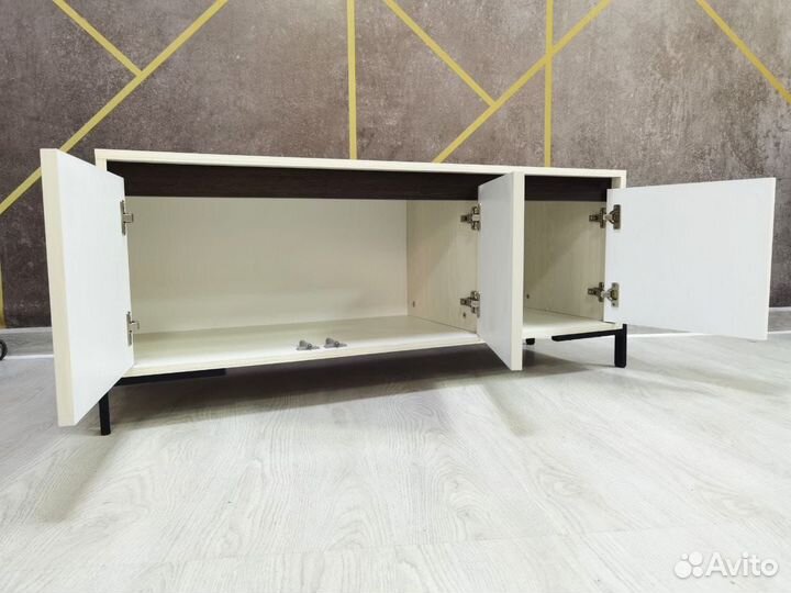 Тумба тв Квин-1 (Анкор светлый/Беж Нубук)