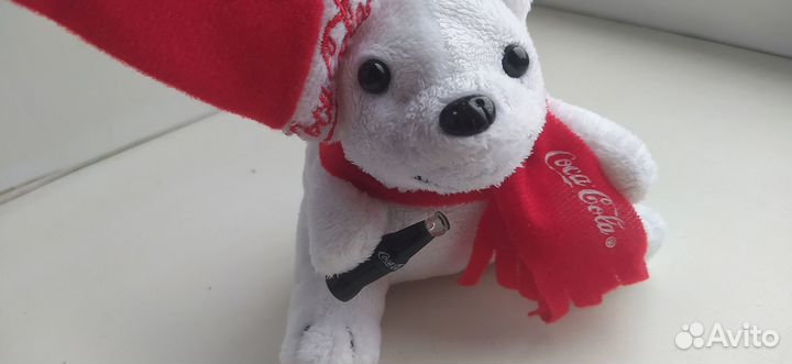 Игрушка мягкая Coca Cola медведь