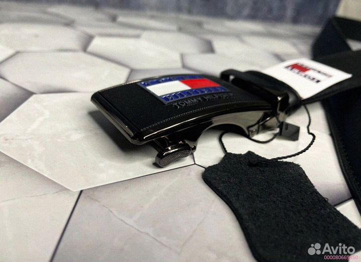 Ремень Tommy Hilfiger автомат с гравировкой