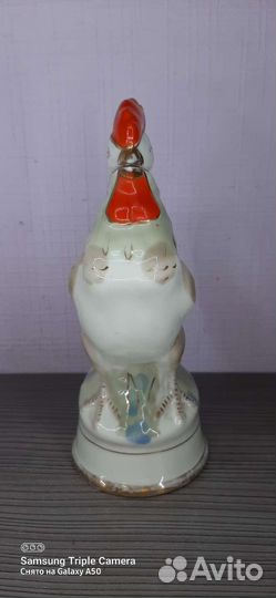 Штоф петушок фарфоровая статуэтка Городница