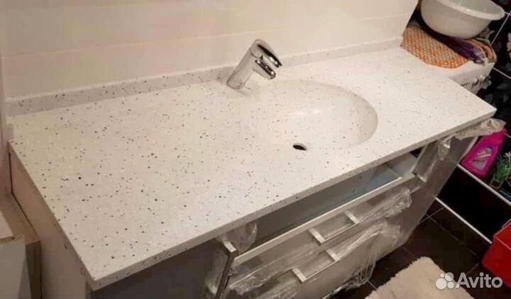 Столешница в ванную из камня Radianz