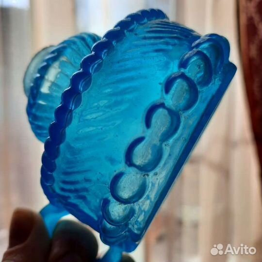 Купоросное старинное стекло. Керосиновая лампа