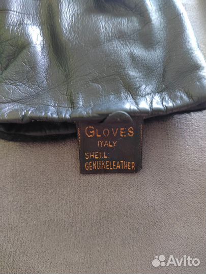 Перчатки кожаные женские Италия