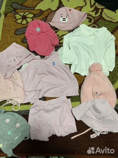 Вещи на девочку пакетом, размер 80-86