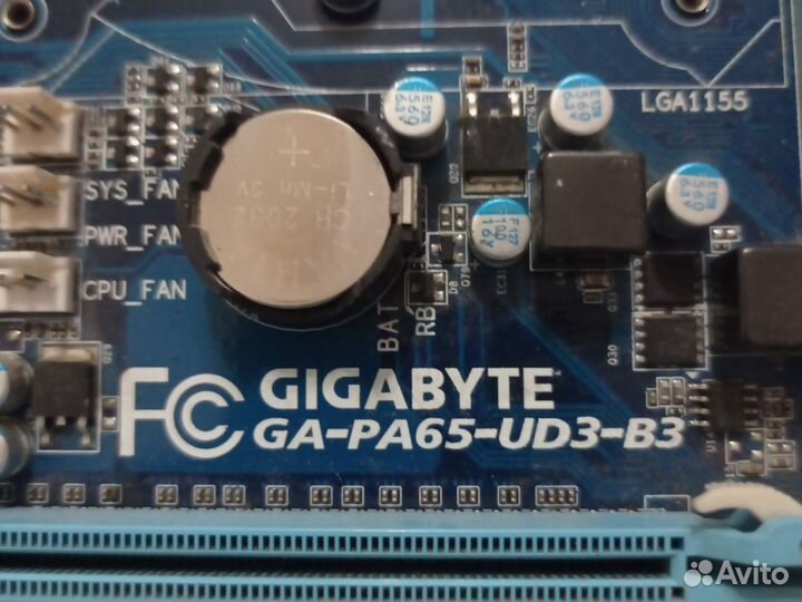 Материнская плата сокет 1155 + процессор i3 -2125