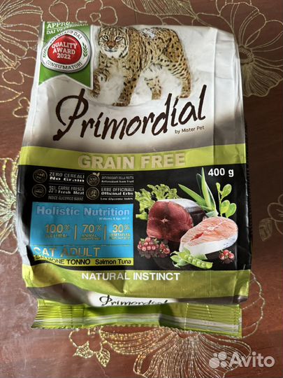 Сухой корм Primordial для собак и кошек (холистик)
