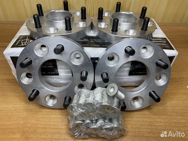 Проставки 5х112 20мм цо66.6 12*1.5 + шпильки