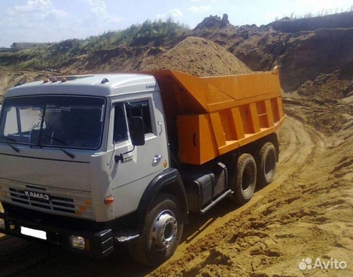 Песок карьерный в наличии