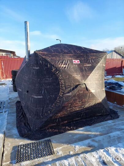 Палатка куб 4 Зима Лето 4х местная 215*215