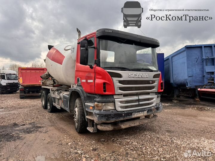 Автобетоносмеситель Scania P400, 2012