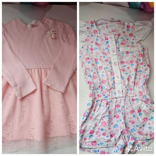 Огромный пакет вещей на девочку от 86 размера