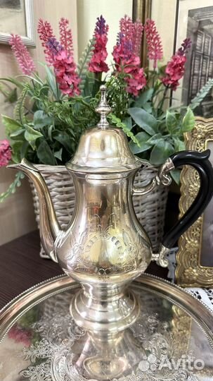 Кофейный набор серебрение