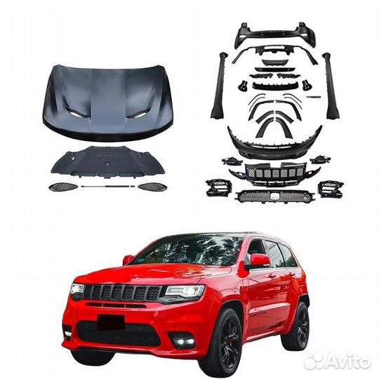 Jeep Grand Cherokee обвес SRT с капотом 2013-2023