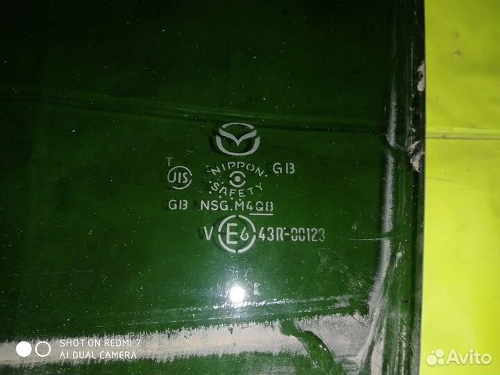 Стекло заднее боковое Mazda-6 GH седан 2008-2012г