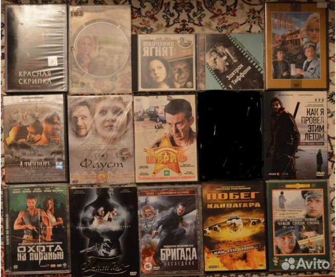 Фильмы на DVD. Читайте список
