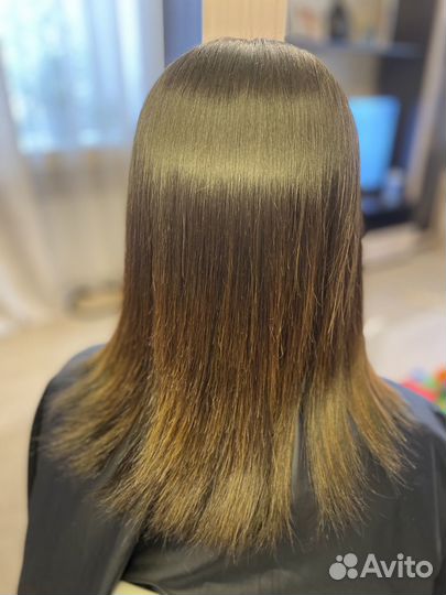 Кератиновое выпрямление волос на дому