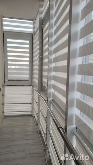 Рулонные шторы день ночь на заказ