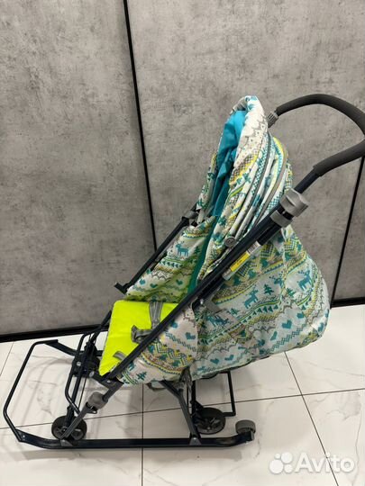 Детские санки с колесами