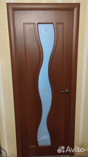 Дверь межкомнатная 800 х 2000 с коробкой бу