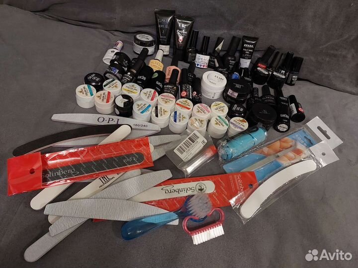 Набор для маникюра и наращивания ногтей