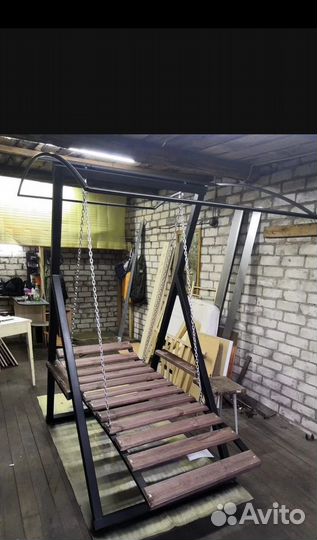 Садовые качели подвесные