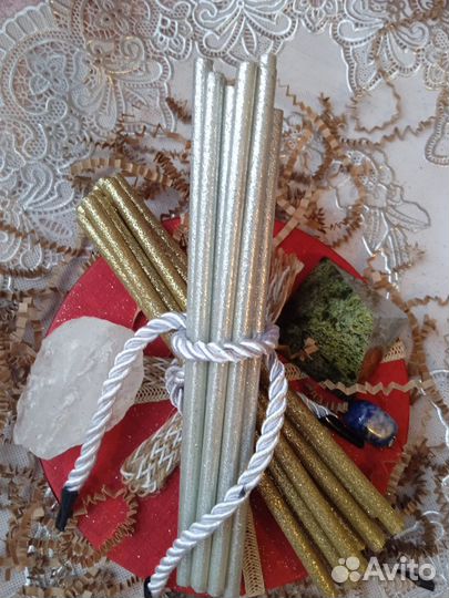 Свечи восковые с травами