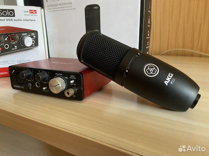 Внешняя звуковая карта focusrite Scarlett solo