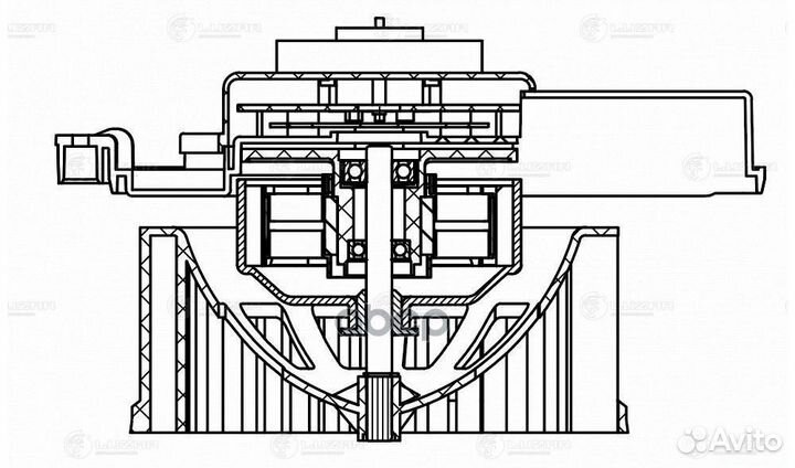 Вентилятор отопителя салона audi A4 00/A4 04