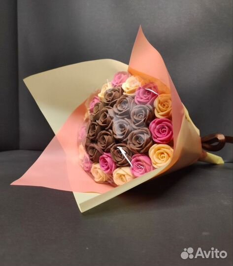 Шоколадные Розы - 29 шт в Букете