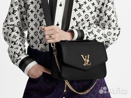 Сумка женская кожаная louis vuitton oxford черная