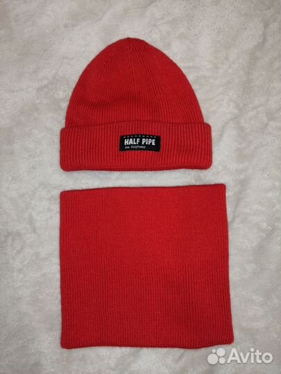 Шапка и снуд детская