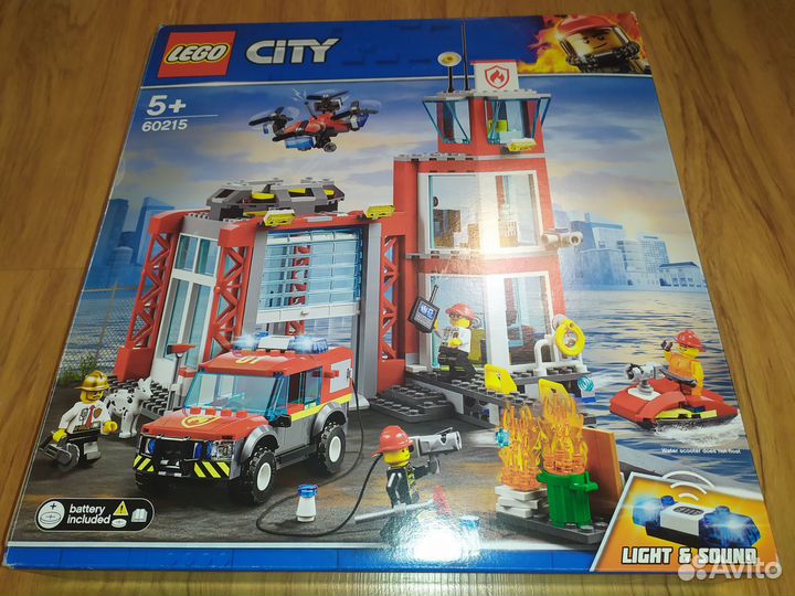 Конструктор Лего Lego City 60215 Пожарное депо