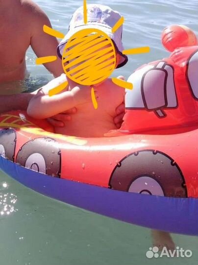 Круг надувной с сиденьем 
