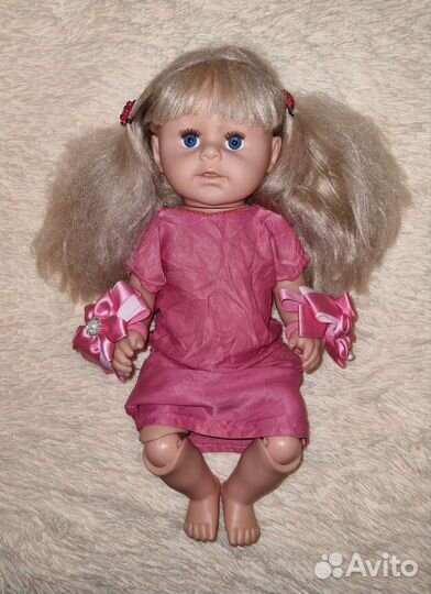 Кукла пупс пластик бу 45см