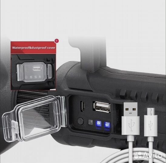 Светодиодный аккумуляторный фонарь