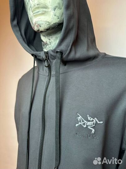 Худи Arcteryx Серое