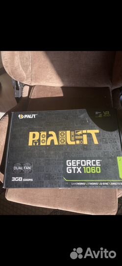Видеокарта palit gtx 1060 3gb