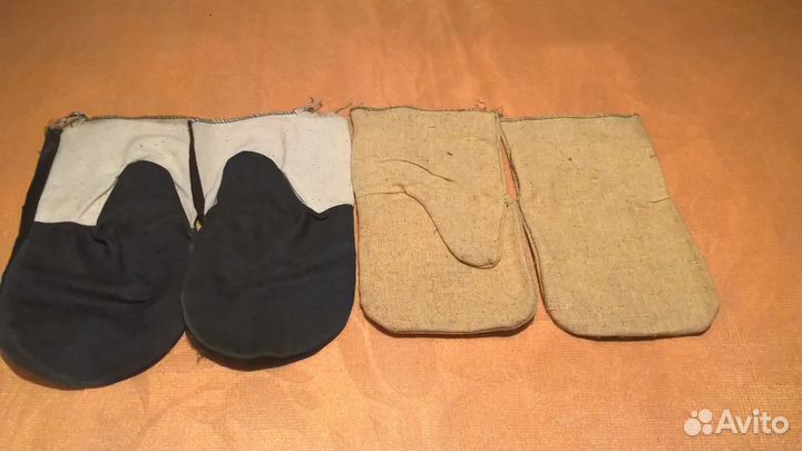 Рукавицы х/б, вачеги, нарукавники брезентовые